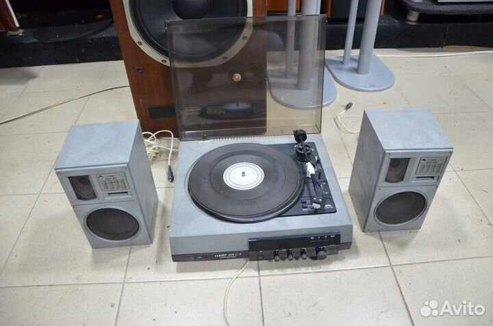 Музыкальный комбайн с винилом Сонет 208 С-2