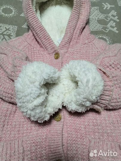 Кофта кардиган 86-92