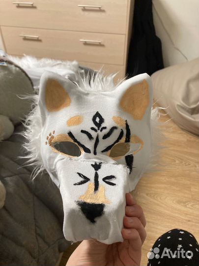 Маска волка для квадробики