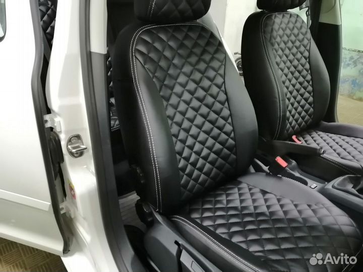 Чехлы в Ромб на Skoda Octavia А5 от Автопилот