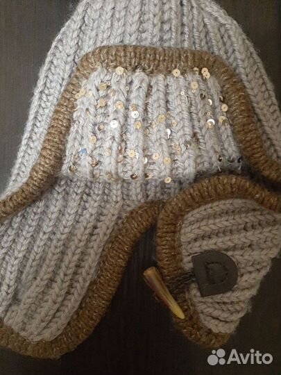 Шапка ушанка женская