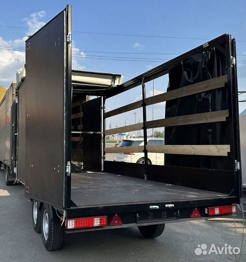 Прицеп двухосный с тентом 5,2 х 2,2 х 2,2 новый