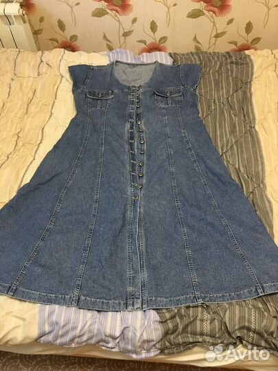 Платье джинсовое 60