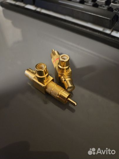 RCA штекер на 2 RCA