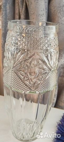Ваза стекло Гусь-Хрустальный