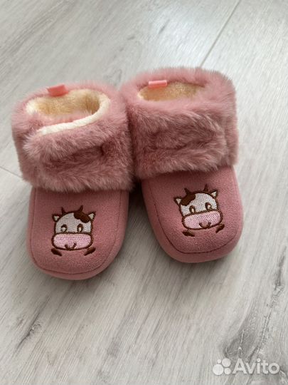 Пинетки детские теплые