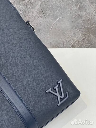 Мужской портфель Louis Vuitton синий