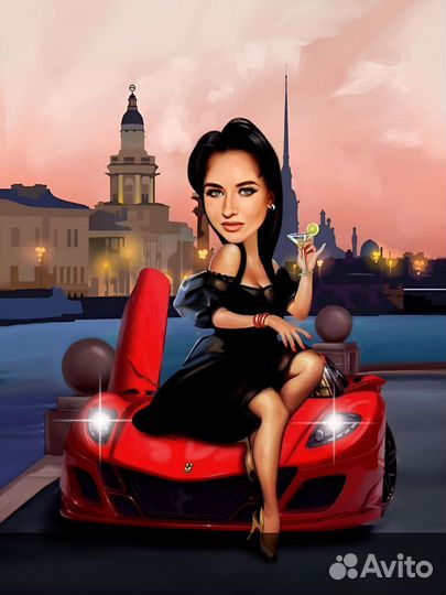 Шаржи и карикатуры на заказ по фото