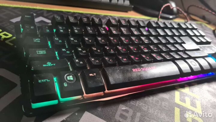 Red Sqaure Tesla RGB