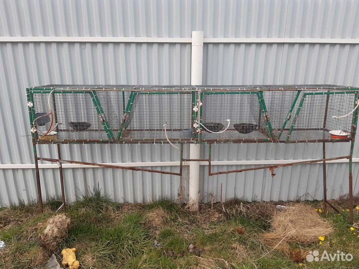 Клетки для кроликов металлические