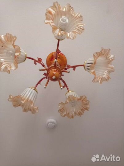 Люстра потолочная бу