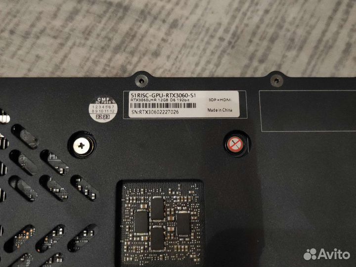 Видеокарта RTX 3060 12GB