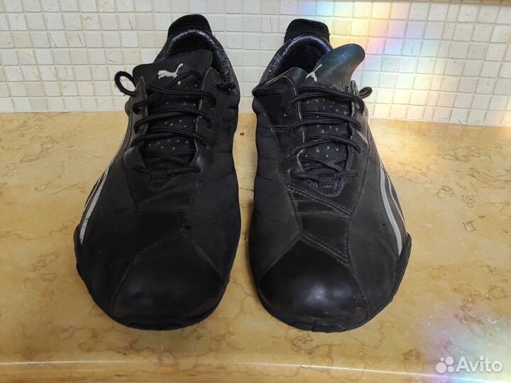 Кросовки puma, р.43,5, нат. замша, нат. кожа