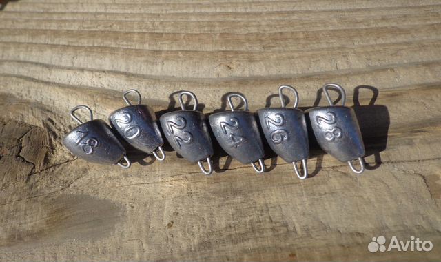 Грузила-чебурашки разборные 18-28гр