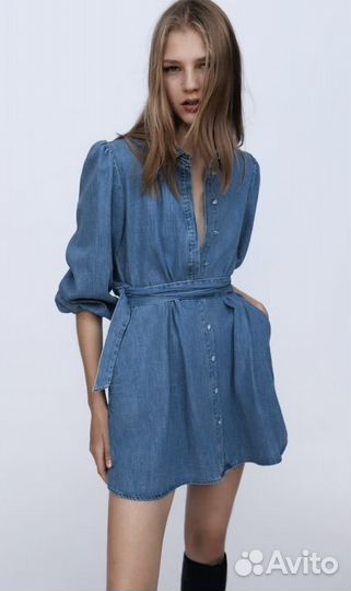 Джинсовое платье Zara
