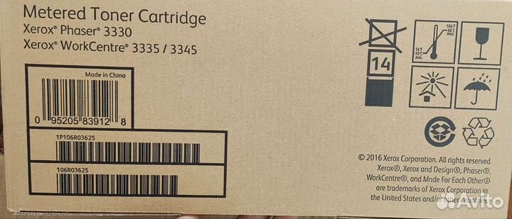 Картридж Оригинал Xerox