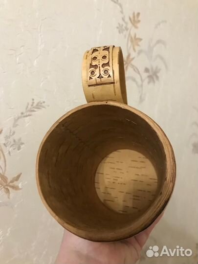 Кружка из бересты