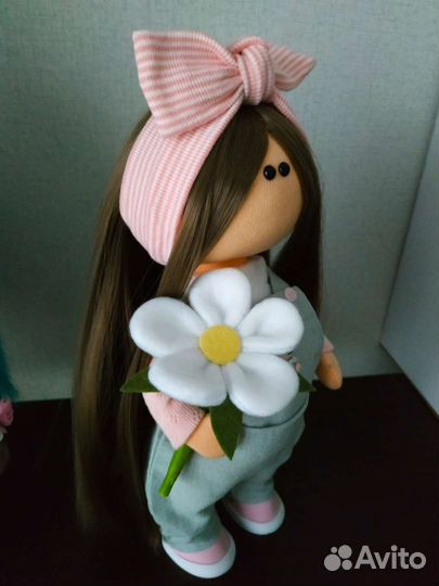 Интерьерные текстильные куколки ручной работы