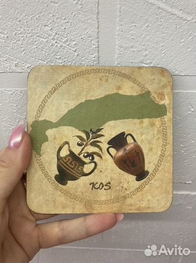 Подставка под горячее для чашек Греция, 4 шт