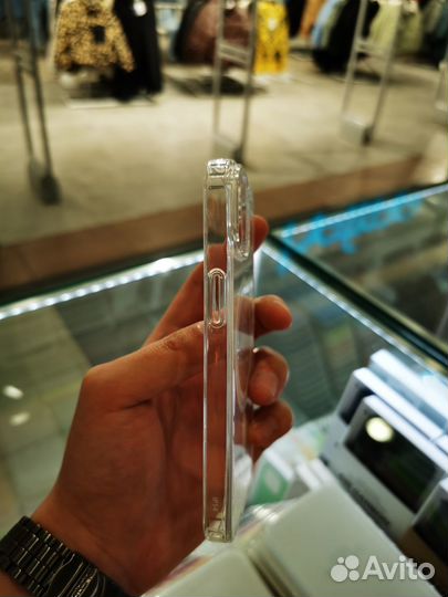 Чехол на iPhone 14 с MagSafe прозрачный