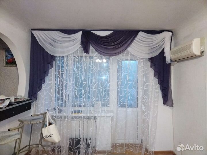 Шторы с ламбрекеном бу