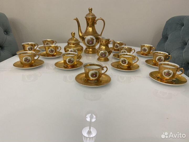 Винтажный Сервиз кофейный janbo