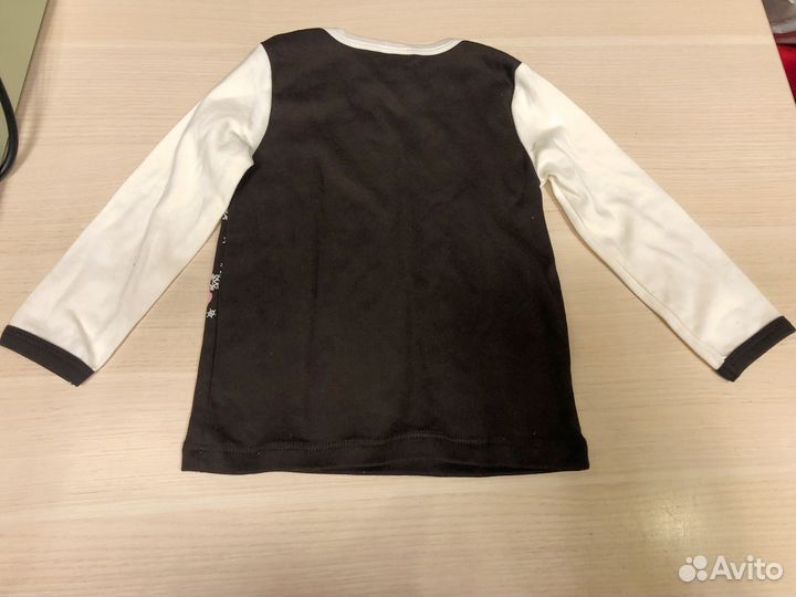 Лонгслив с Дедом Морозом детский