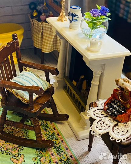 Домик чемоданчик кукольный