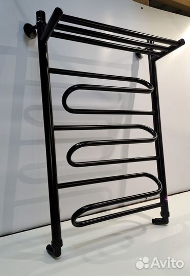 Полотенцесушитель черный водяной / электрический