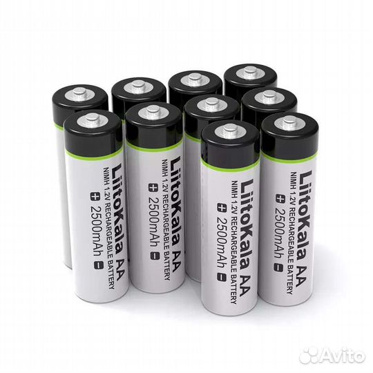 Аккумуляторные батарейки аа 2500 mah