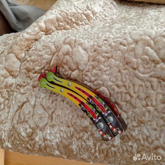 Деревянный нож бабочка (Детский)