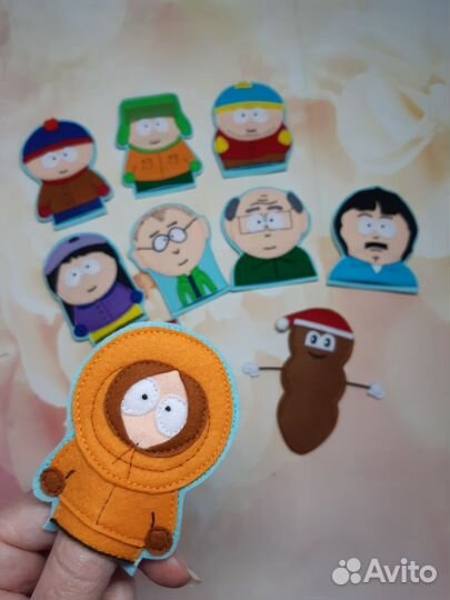 Южный парк,игрушки (Комплект 10 шт)