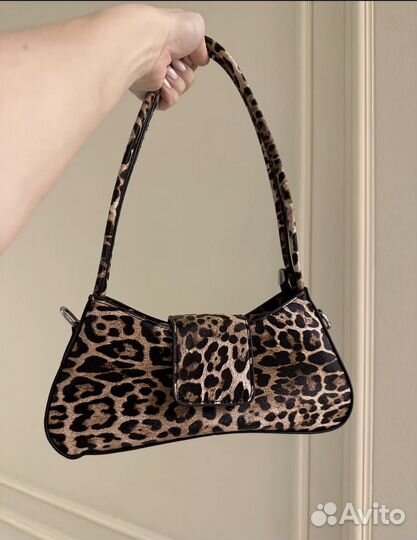 Новая сумка клатч леопардовая