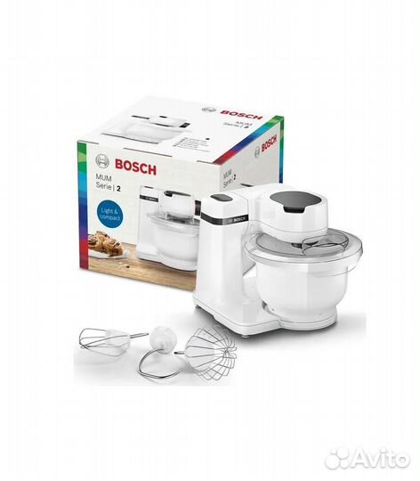 Кухонная машина Bosch Mum Serie 2 mums2AW00, белый