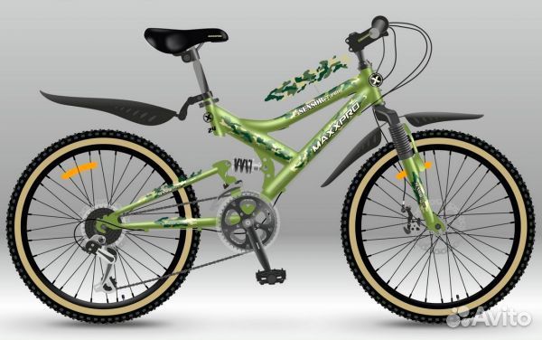 Велосипед горный Maxxpro Sensor Pro 24д. хаки