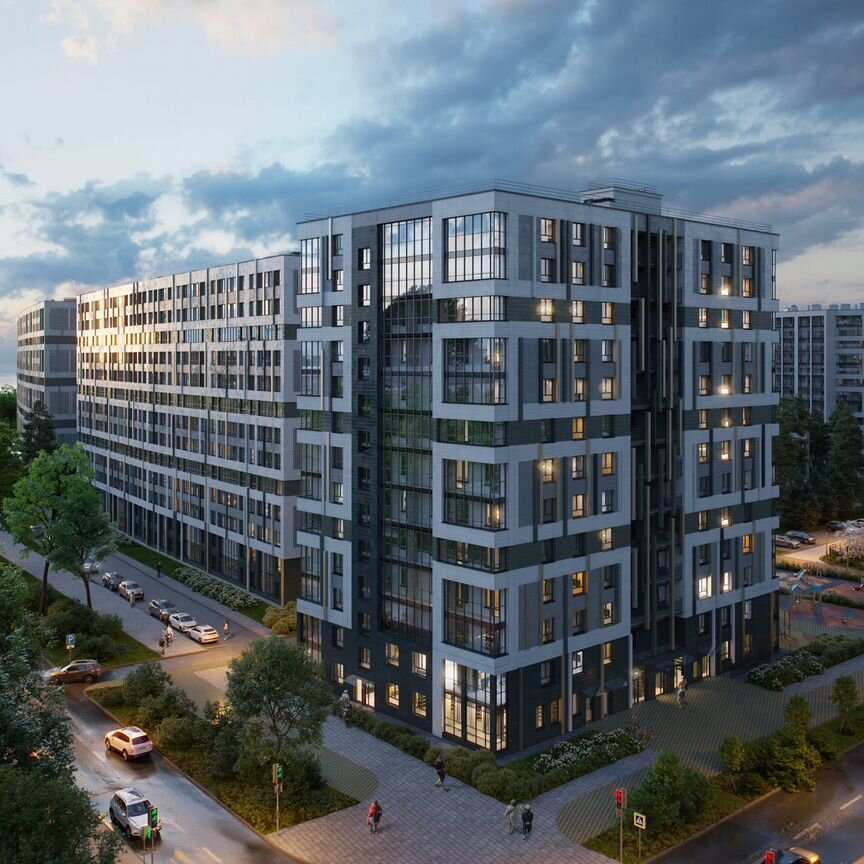 3-к. квартира, 85,3 м², 13/13 эт.