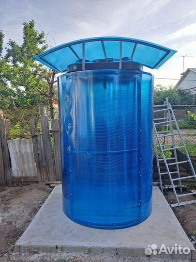 Душ дачный из поликарбоната