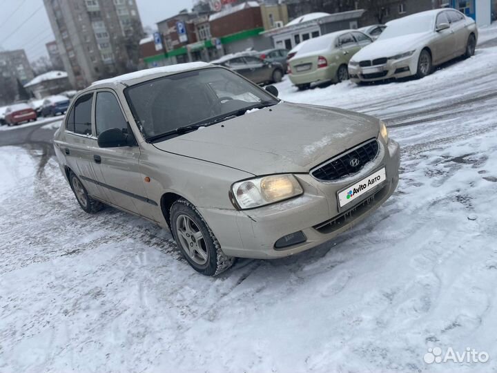 Hyundai Accent 1.5 МТ, 2005, 217 356 км