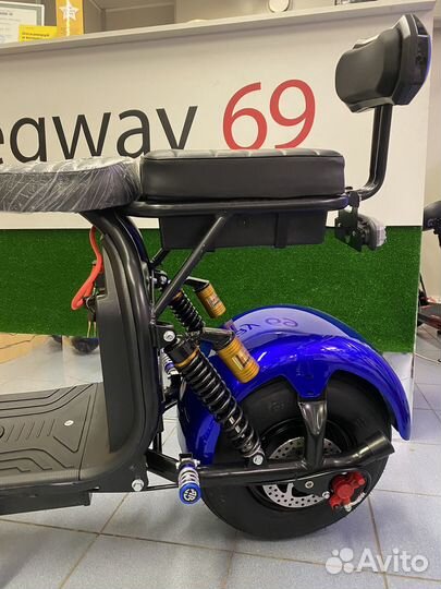 Электроскутер city coco Kugoo, GT, White Siberia