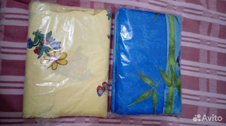 2 комплекта постельного белья 1.5 спальные, бязь