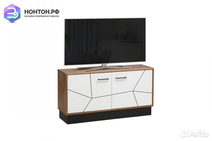 Тв-тумба Гамма 54.05 таксония / черный / белый