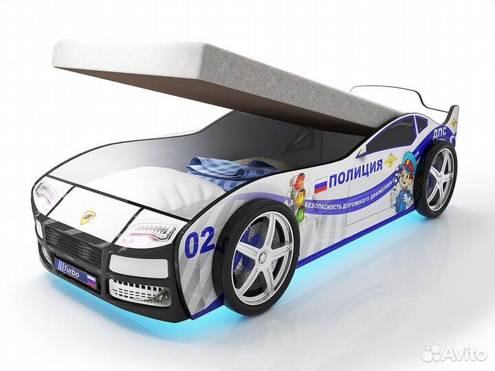 Кровать машина