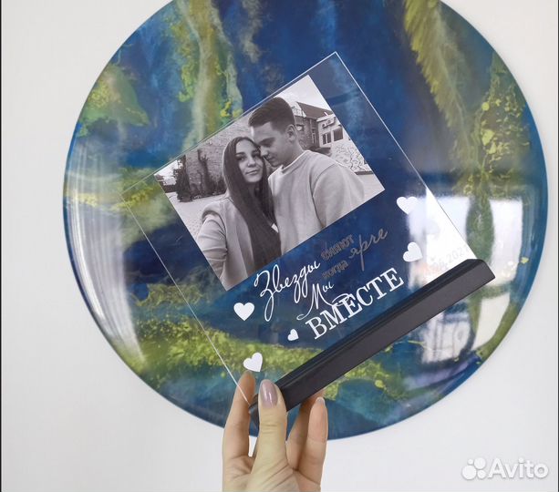 Постер рамка с фото (на стекле) art097