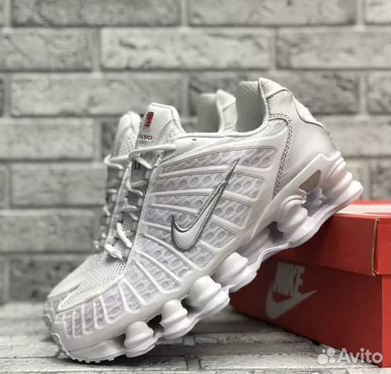 Nike Shox TL “White Metallic Silver” Кроссовки