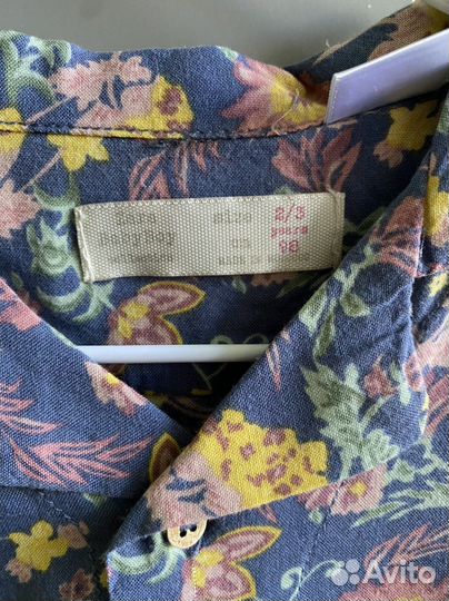 Рубашки zara, next 2-3 года