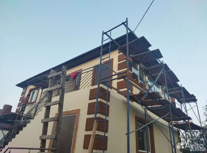 Утепление и отделка фасадов штукатуркой