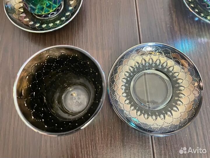 Набор кофейных пар 4 шт. покрытие нитрид Титана