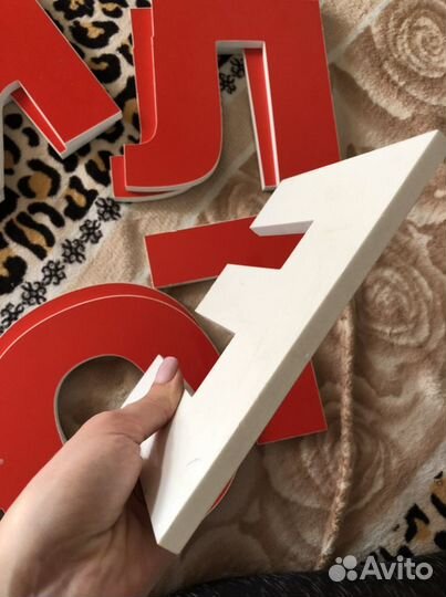 Буквы (декорация)