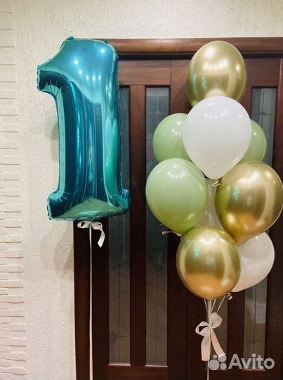 Гелиевые шары хром цифры бесплатная доставка
