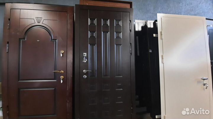 Дверь из металла с отделкой винил кожа за 24 часа